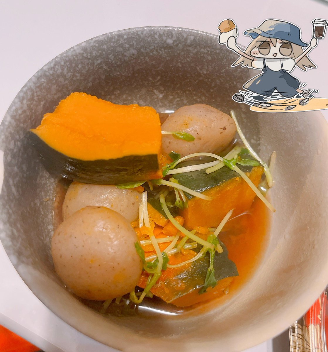 「今日つくった煮物、美味そう」|津島ソラ🌸のイラスト