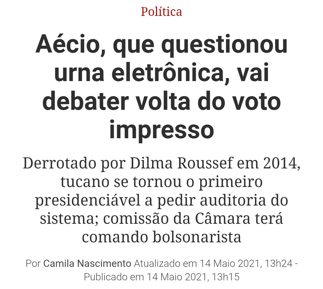 Uai e este aqui Aécio neves que está dando palpite na anistia,  o mesmo que foi derrotado em 2014 e questionou as urnas eletrônicas