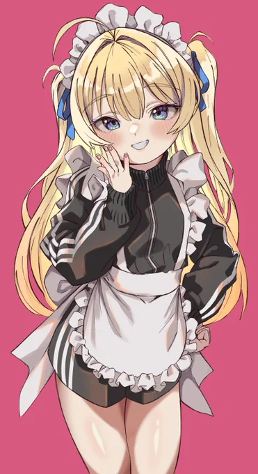金髪ジャージメイドちゃん
