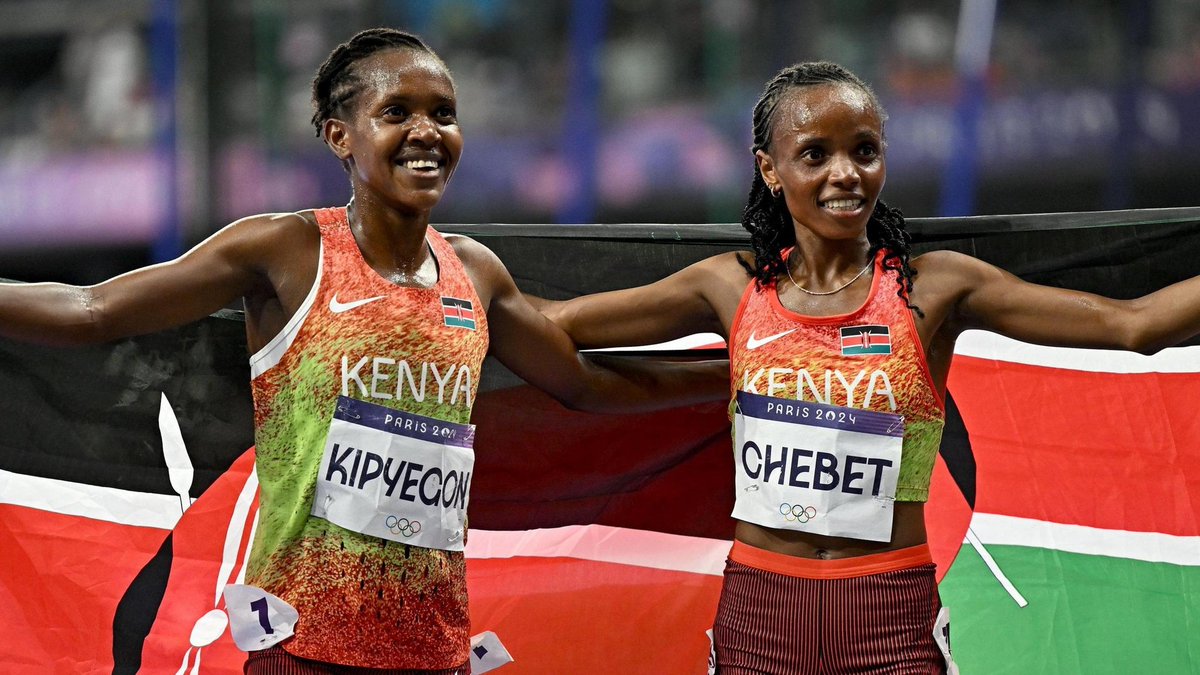 🔥 Wow, what a race!
Beatrice Chebet storms to gold in the 5,000M at the World Athletics Championships! 🥇
And right behind her, the queen herself, Faith Kipyegon, bags the silver! 🥈

Two best friends, two medals, one proud nation—Kenya on top of the world! 🇰🇪✨