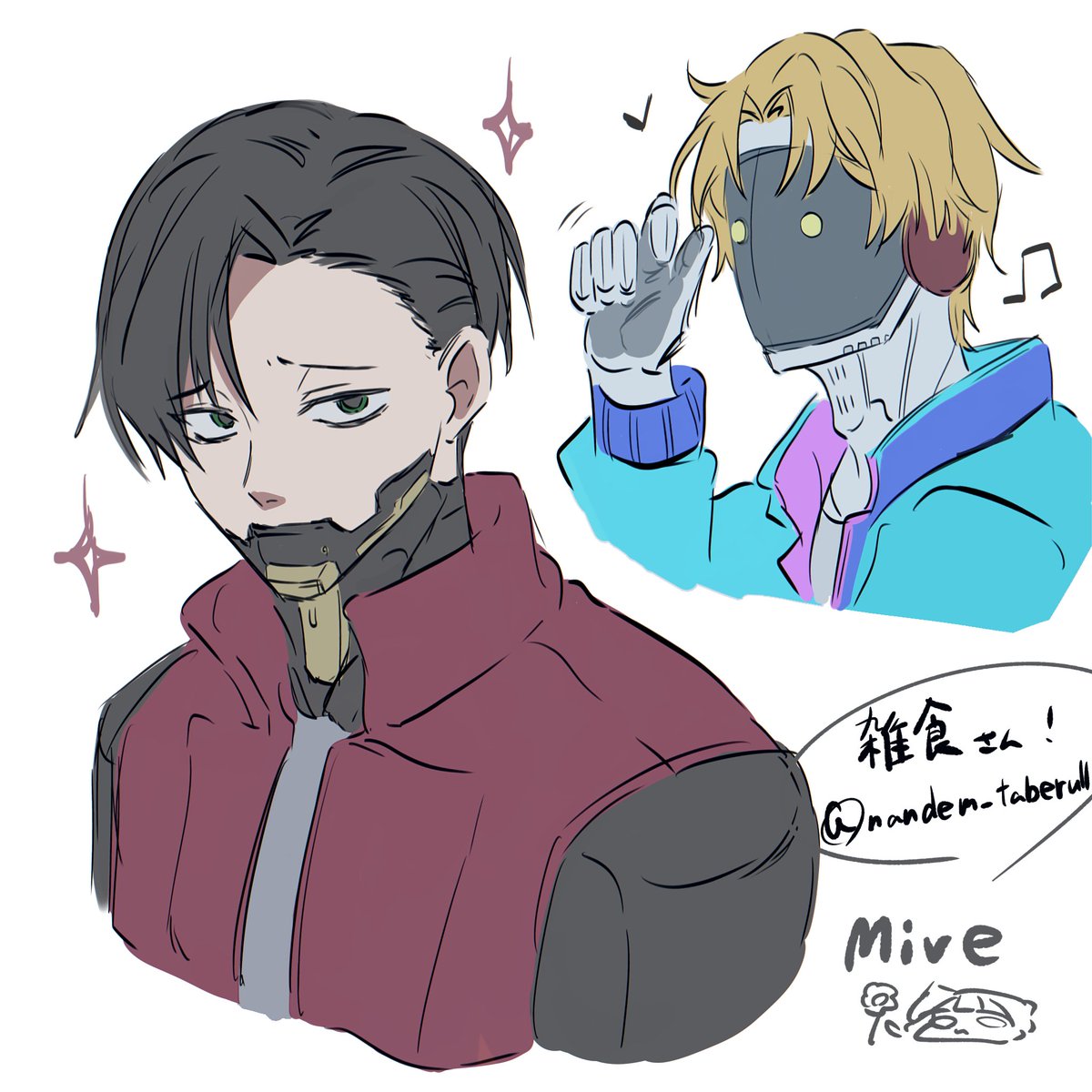 自分の絵柄で描くやつ① 📺🦾 