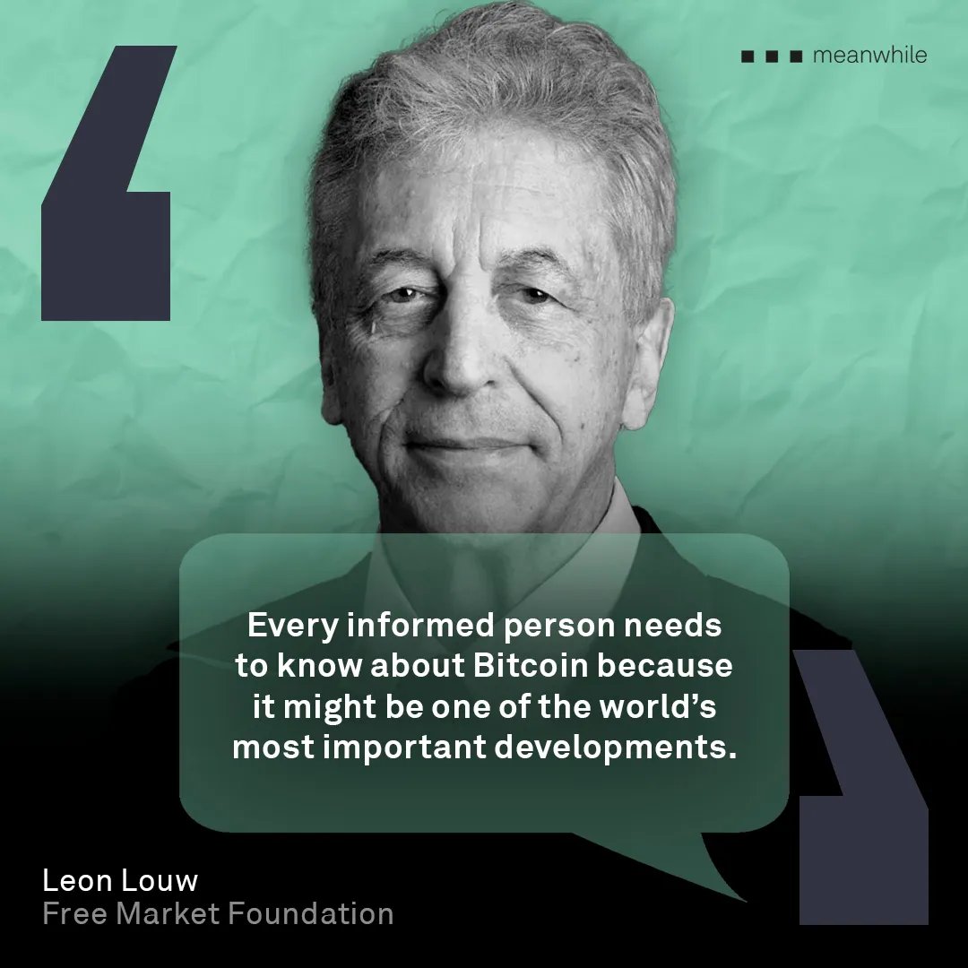 The world needs more education on Bitcoin.

So people can decide for themselves.