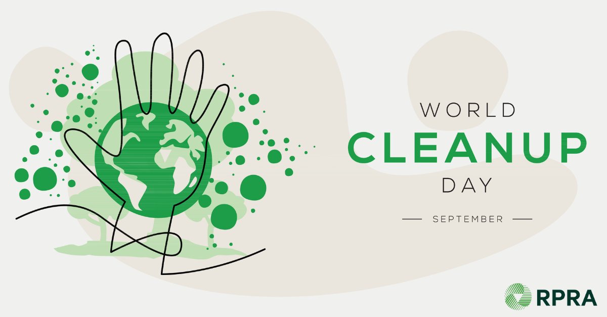 Today is #WorldCleanUpDay.🌍At #RPRA, we’re working toward a waste-free Ontario by supporting safe recycling across the province.

Use our Where to Recycle Map. A free tool that shows you where you can safely recycle household items: rpra.ca/where-to-recyc…. #WCD2025