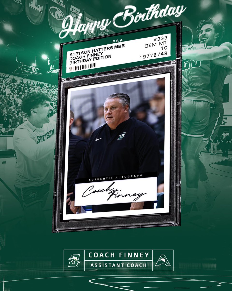 HATTER NATION! Join us in wishing Coach Finney a Happy Birthday!!! 🎊 🎉