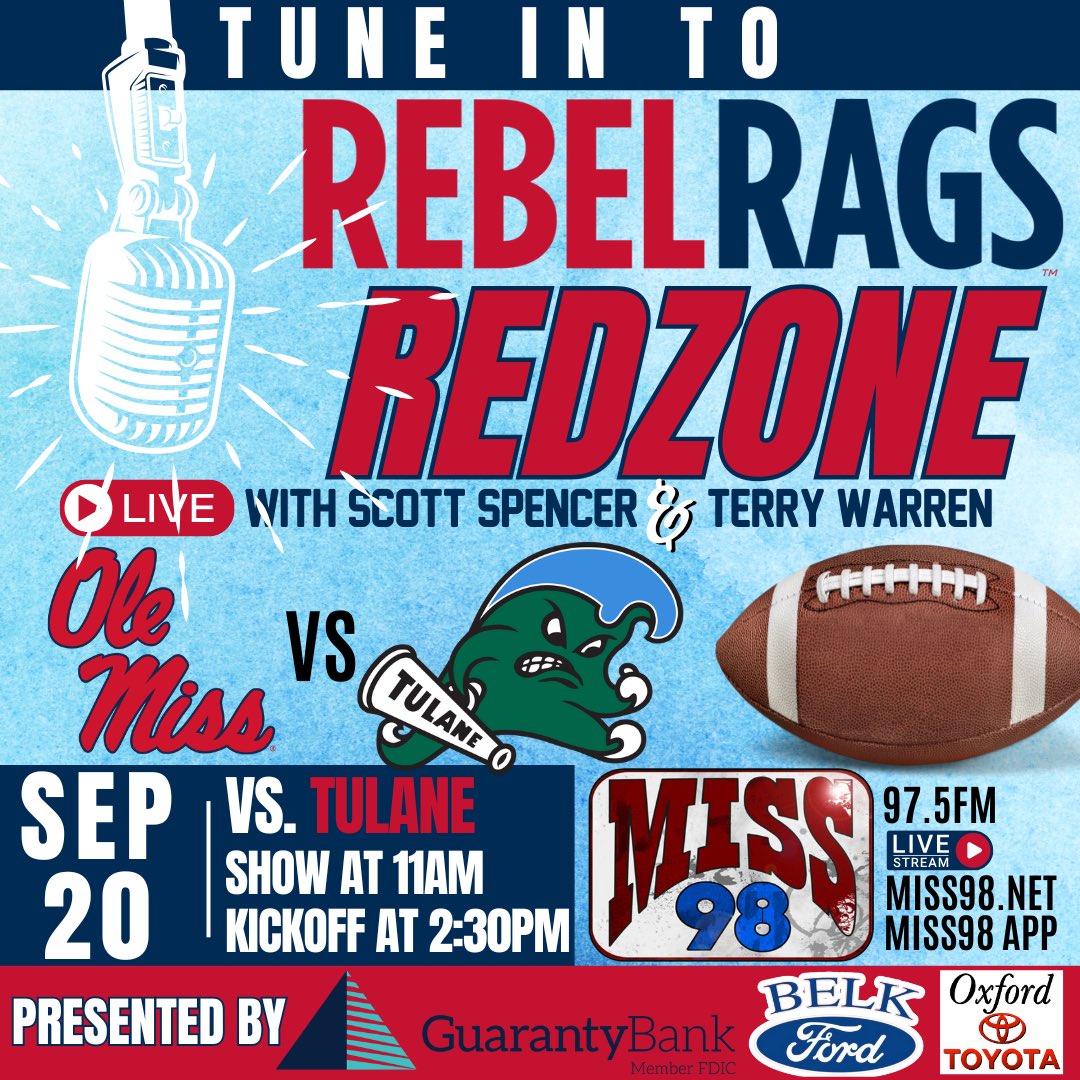 On air at 11am…we’ll talk QB’s, Tulane, future SEC schedules, and much more!
