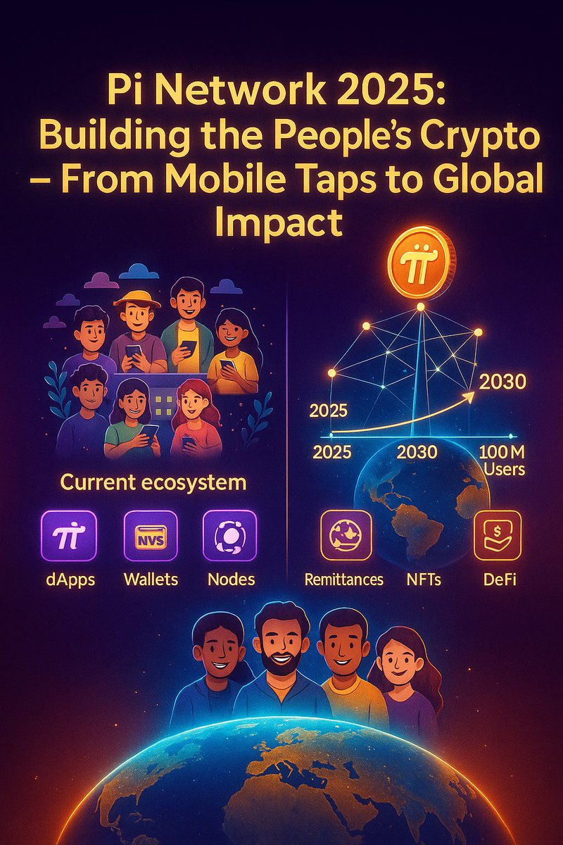 drnicolas_'s tweet photo. 🌍🚀 Pi Network 2025: From Mobile Taps to Global Impact!
📱➡️🌐 The People’s Crypto is building a future of:
⚡ dApps | 💳 Wallets | 🌐 Nodes | 💸 Remittances | 🎨 NFTs | 🏦 DeFi

✨ 100M+ users by 2030 – The revolution has started!

🎥 Watch the vision here: 👉  https://t.co/XHUPrk5AAx

💬 Join the global community: 👉  https://t.co/IknBWrvf3G

🚀🔁💜🎉👑