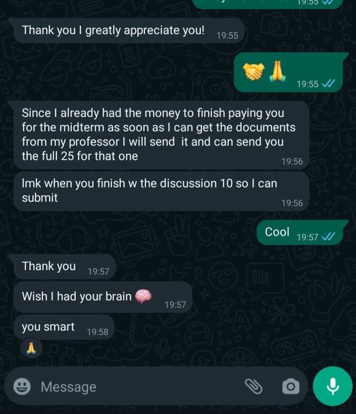 HWK_Assignment_'s tweet image. Don't let class homework, essays, quizzes and final exams overwhelm you. Contact me for help.
#text/#whatsapp +1276-256-2635
#Email academicsollutions@gmail.com