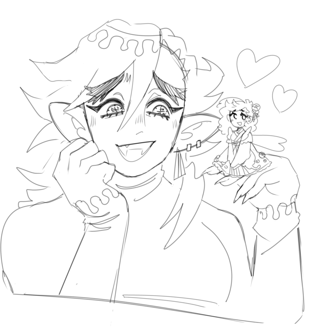 flowerbabiie's tweet photo. [ Douflower 🌷🪷 ] 

if u saw me post this last night you didn't .... (´･_･`) i didn't like the way it looked so i fixed it up a bit 

#ocxcanon #knyoc #yumetwt #selfshiptwt #doumatwt https://t.co/UTQsSzmFsr