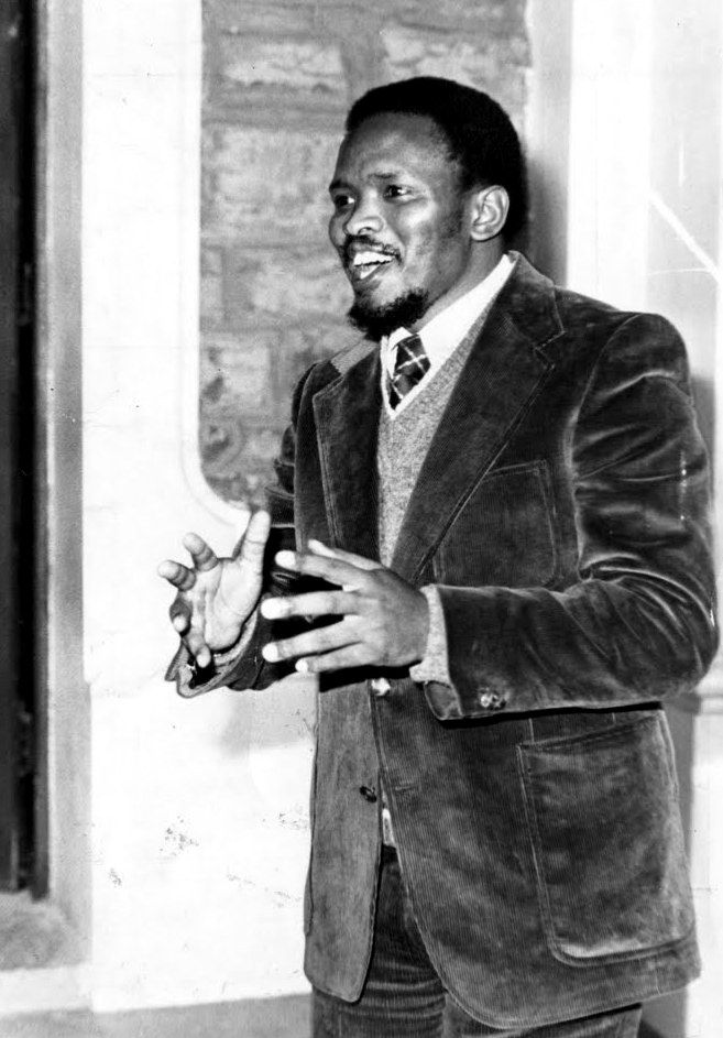 Biko's brain was crushed in custody.
They paraded him, half-dead, for 700 miles, shackled in a van.

Not because he was violent,
But because he made Black people ungovernable in the mind.