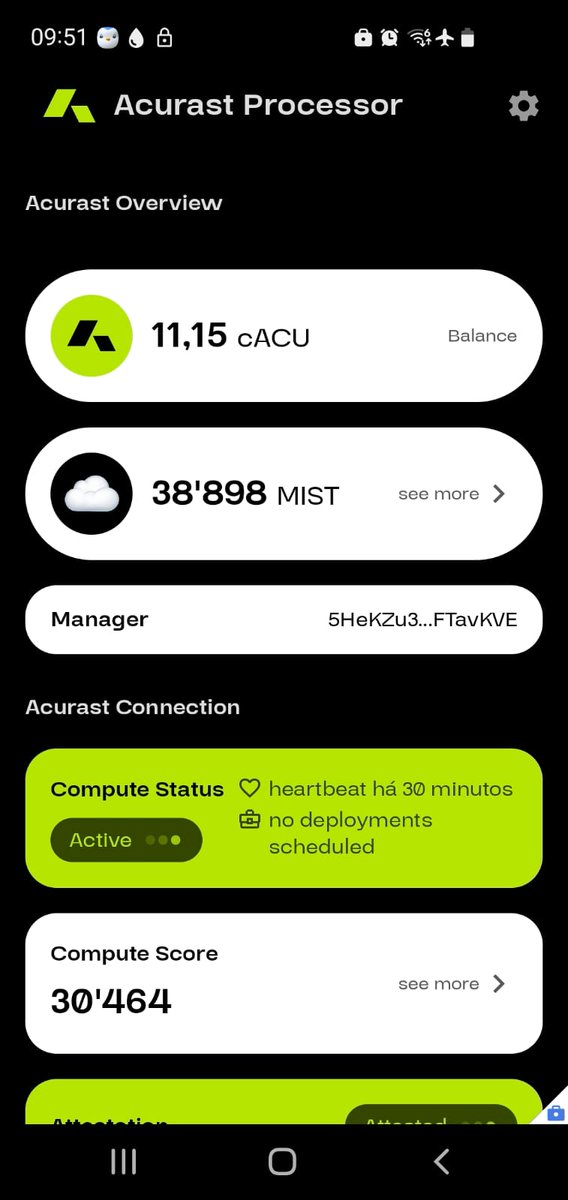 igorodrigues's tweet image. LFG @Acurast best DePIN project. Unstoppable Compute !
#depin #UnstoppableCompute