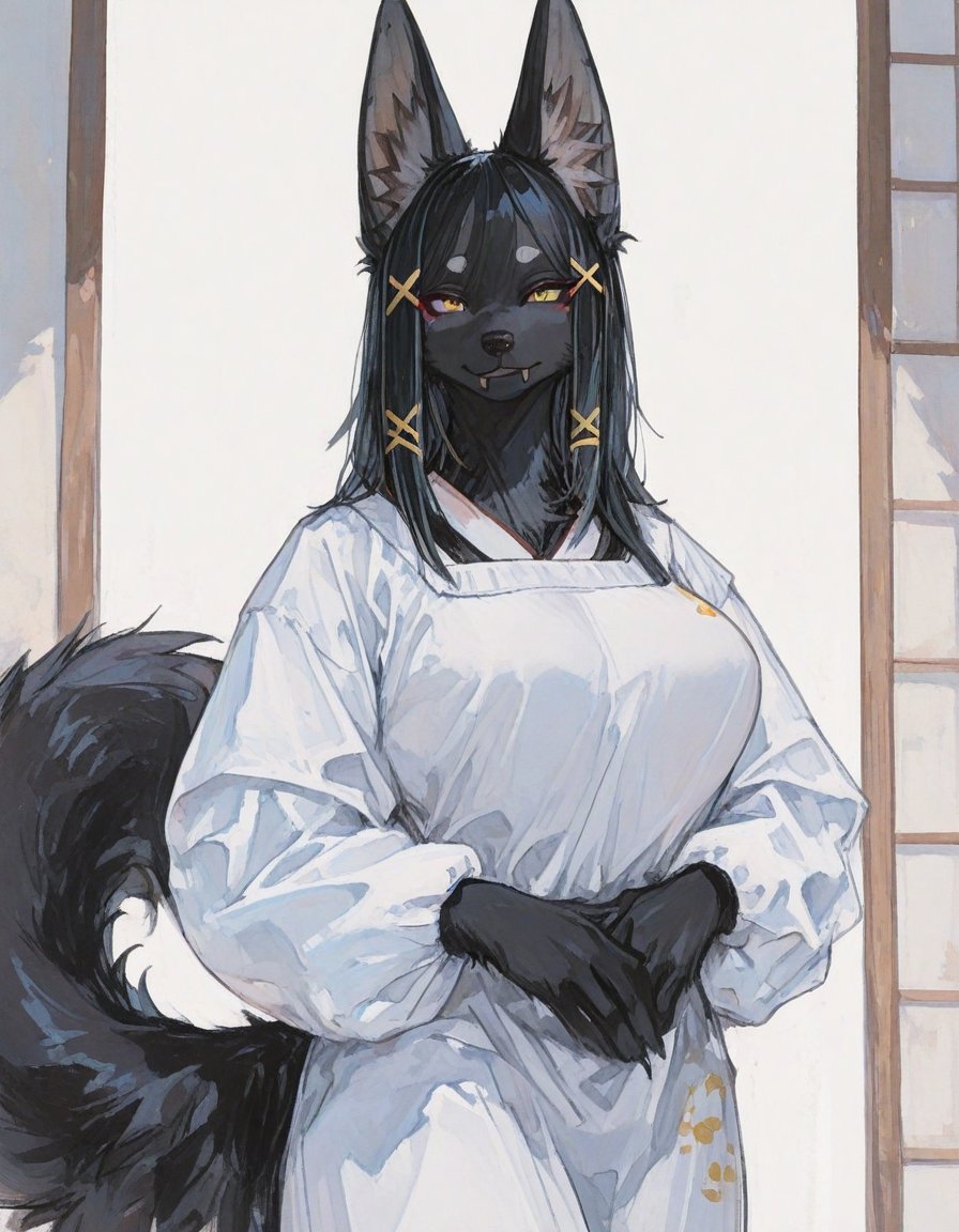 犬のお宿"わんこいん"
INN ~dog~
#AIfurryart #pixai