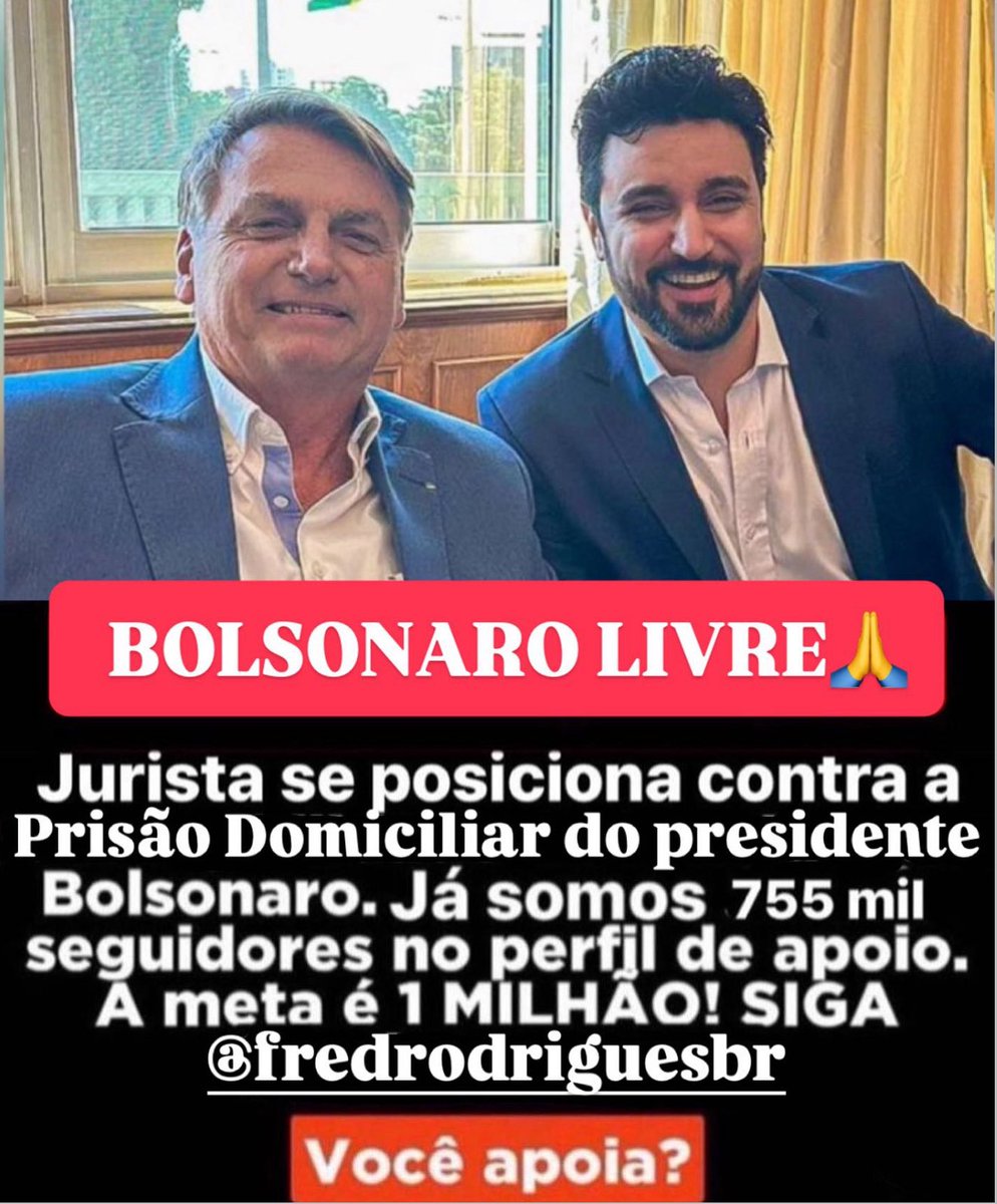 bolsonarolivree's tweet photo. Siga @juniojuridico @bolsonarolivree https://t.co/I6KNNWFhWU