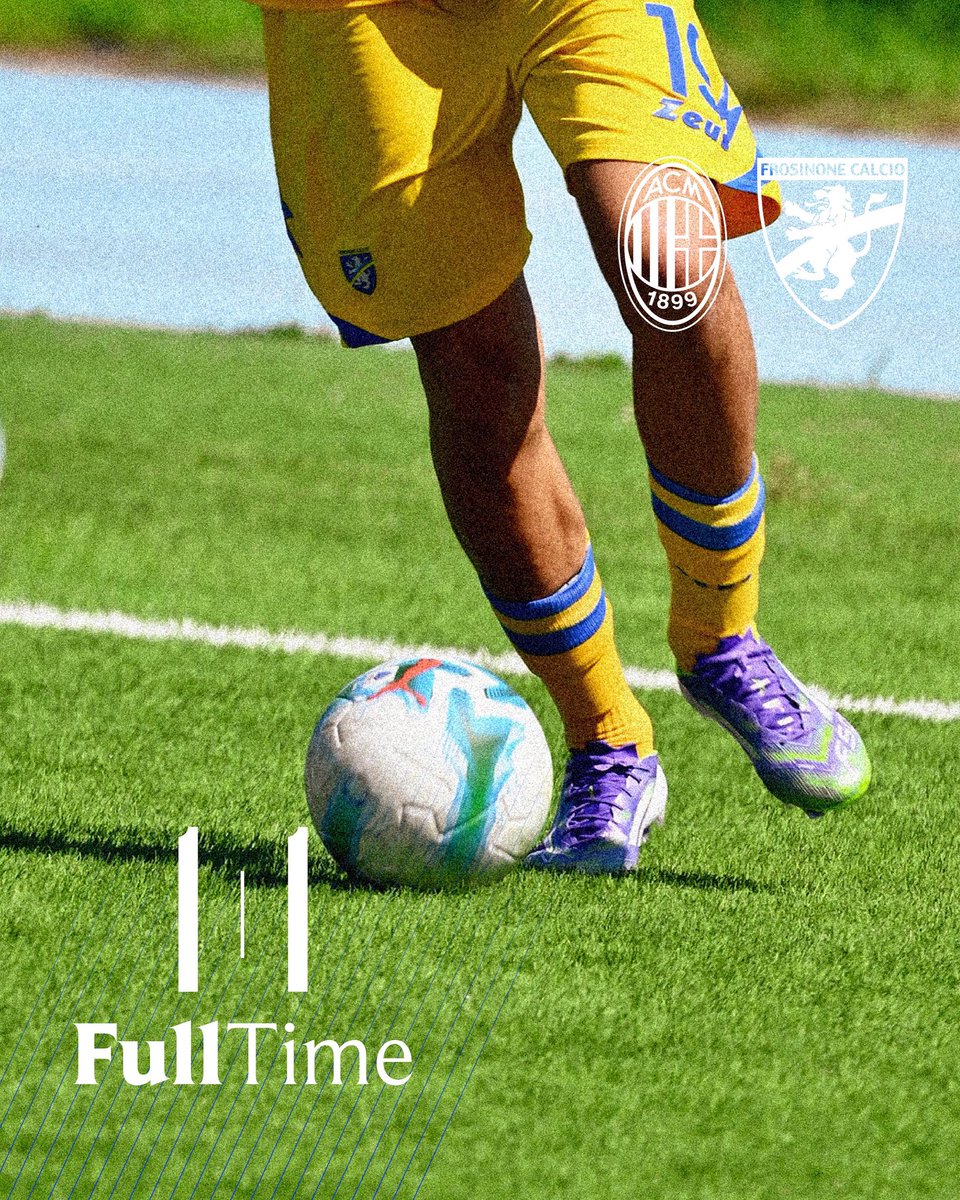 🔚 FULL TIME 
Milan - Frosinone 1-1 
⚽️ 23’ Colley (F), 94’ rig. Scotti (M)