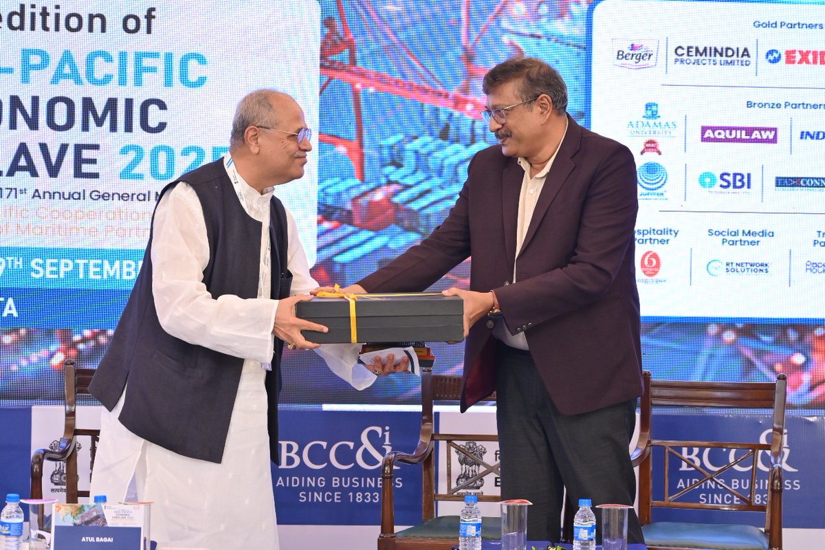 BenCham1833's tweet image. ✨ Day 2 – Special Address | IPEC 2025
🌏 Innovation &amp;amp; Sustainability in the Indo-Pacific Ecosystem
🎤 Speaker: Shri Atul Bagai, IAS (Retd), Former Head, UNEP India &amp;amp; Chairman, NCCF
#IPEC2025