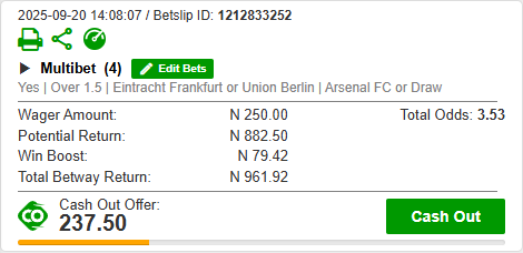 KaiserCashout's tweet photo. Ticket locked and rolling 🎯

Total Odds: 3.53
Potential Return: ₦961.92
Booking Code: X484A5DA4

#betway #betwaynigeria https://t.co/USUgEWa7nx