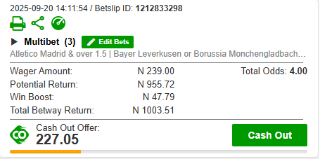 KaiserCashout's tweet photo. Slip on fire 🔥

Total Odds: 4.00
Potential Return: ₦1,003.51
Booking Code: X484A5E12

#betway #betwaynigeria https://t.co/I89tGKfGNI