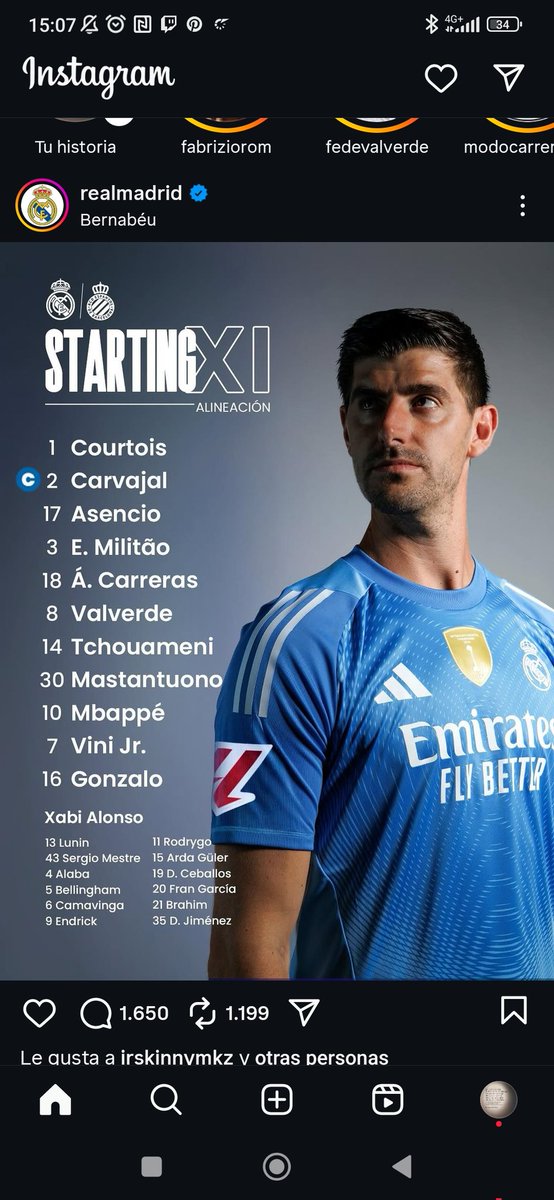 nicko_2007's tweet photo. Asencio y Gonzalo titular, tengo intriga de como lo harán después de jugar tan poco https://t.co/HBiRTxLWGp