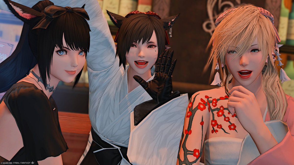 At #MoonShineXIV with Kaori Yuuka and <a href="/mugachii/">⊹₊⋆ ｍｕｇｉ ⋆₊⊹</a>!! 🥰

#FF14 | #FFXIV | #おはミド | #本日のミドラン | #GPOSERS | #EorzeaPhotos | #ElementalDC