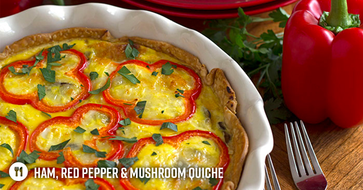 Quick to prepare #quiche is perfect for a September lunch or light dinner with a tossed salad. For a delightful presentation, use our Red Sweet Bell #Peppers for color contrast and cut them into rings. Impressive! 

Get #NewRecipe here: zurl.co/yb5B7