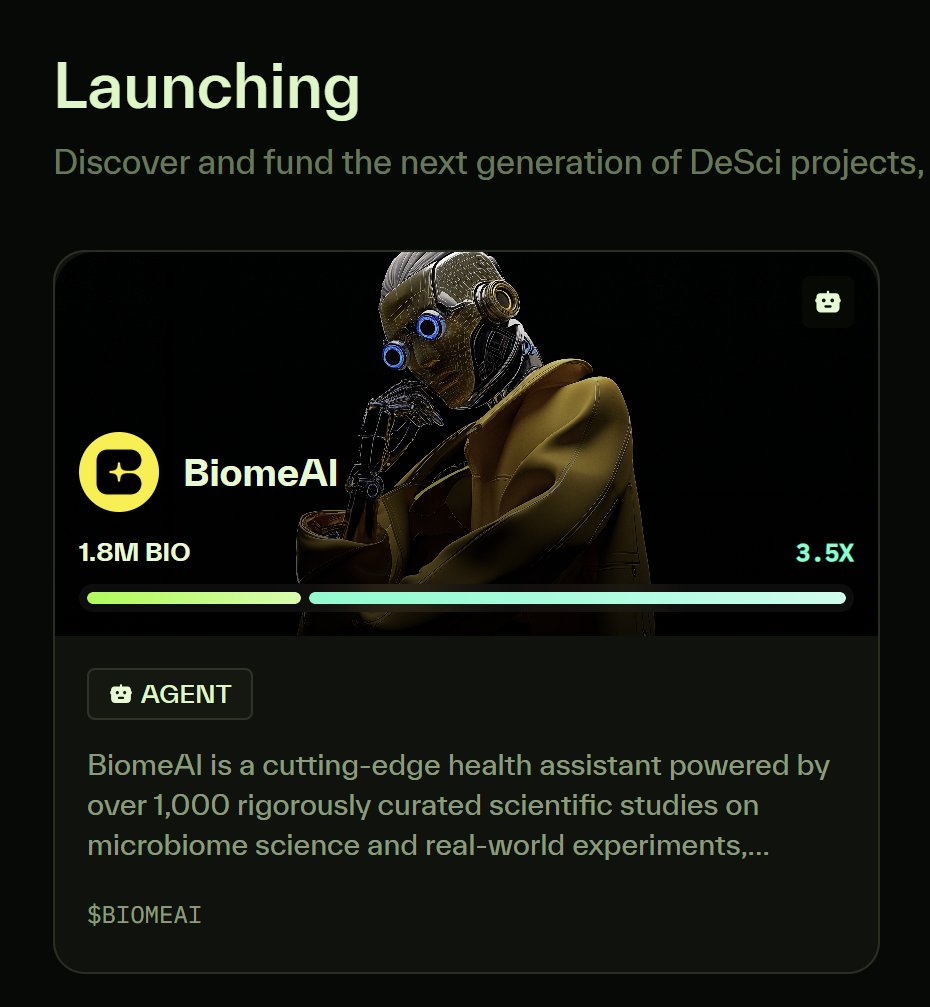 바쁘다 바빠 Bio 런패도 넣어야 함 @BioProtocol XP 파밍하셨던 분들은 이제 그 XP를 써먹을 시간이 왔습니다.  BiomeAI 떠있는 거 저는 넣고 옴! (아래 이미지 참고) 근데 이거 넣을 때 XP는 할당량을 결정짓는