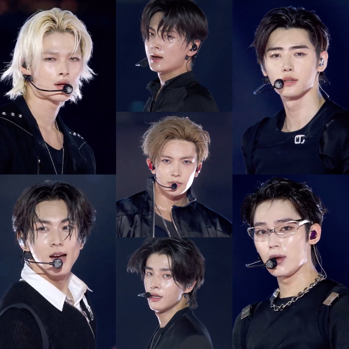 เอนไฮเพนวิชวลทั้งวงจริง ๆ เหงื่อไหลขนาดนี้ แต่ก็ยังหล่อกันทุกคนเลย อมก!!!!