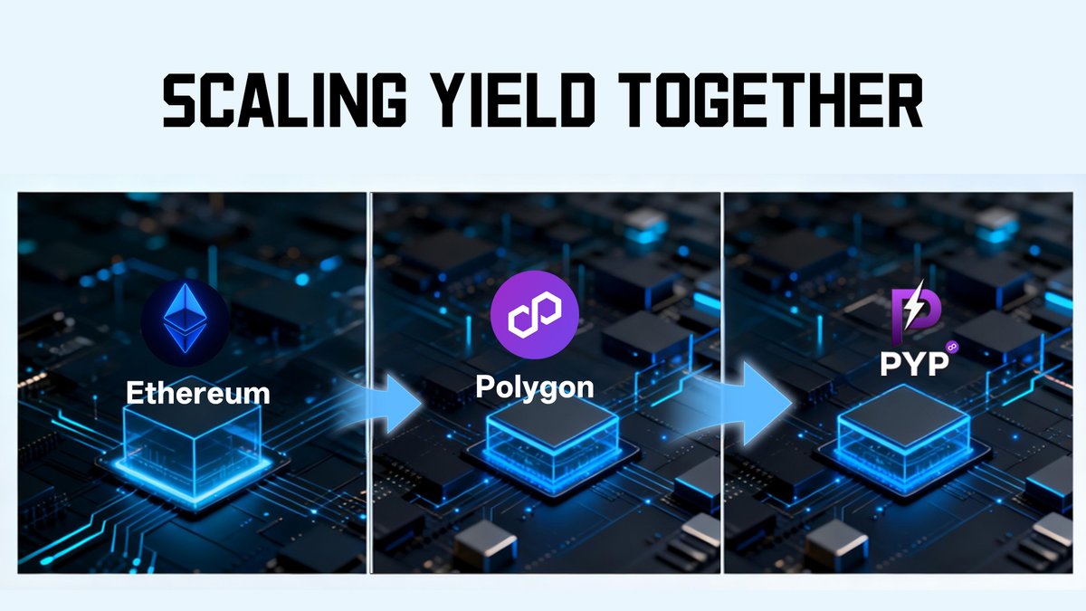PYP_community_'s tweet image. Ethereum scaled by Polygon.
Polygon scaled by its community.
PYP is one more step — scaling your POL yield. 🚀

#BuildOnPolygon #DeFi #PYP