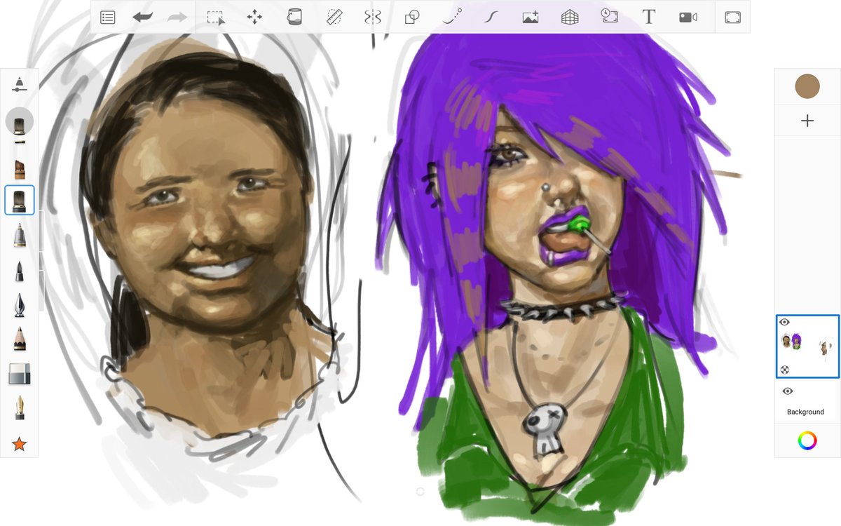 face study portrait i did in a car #art