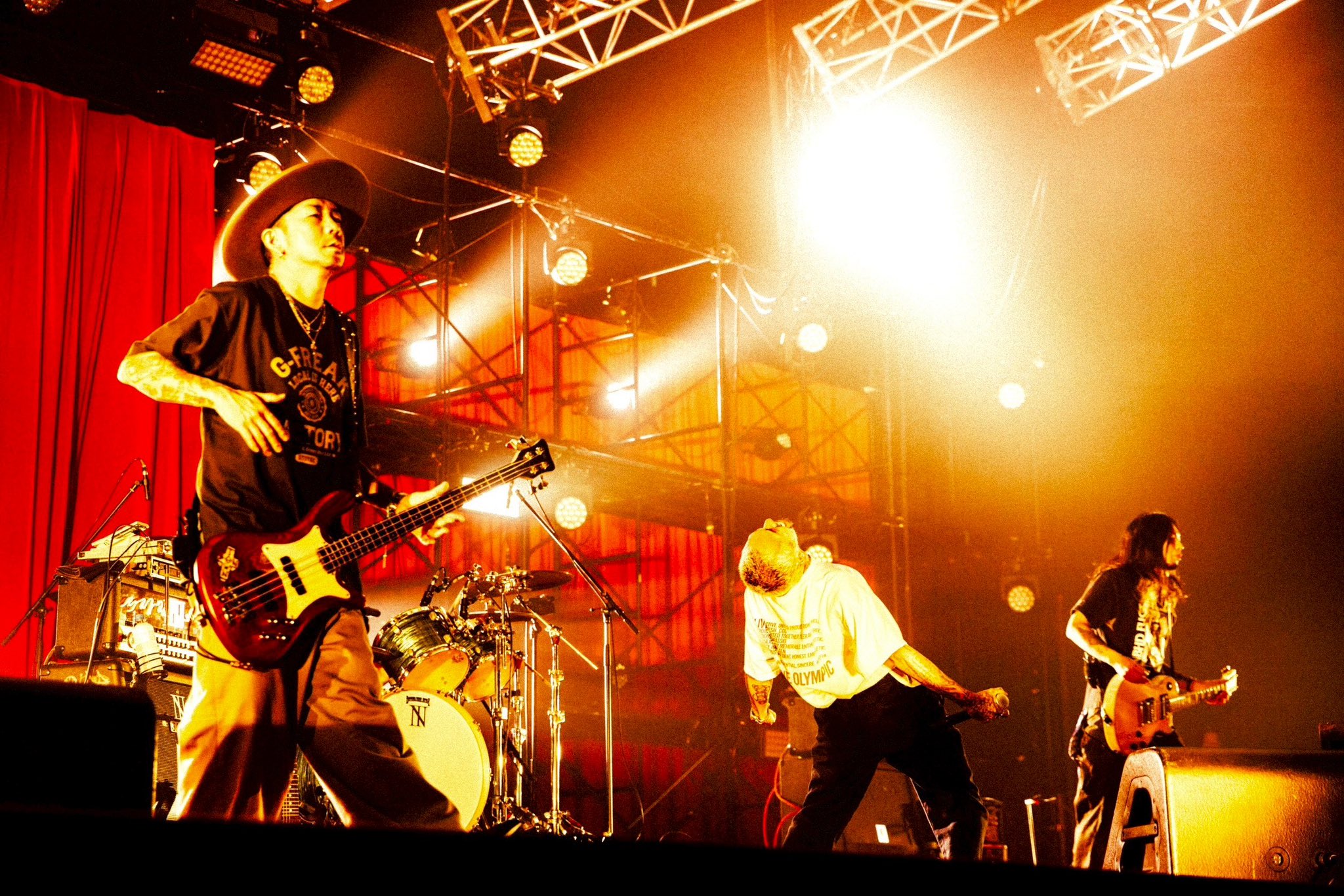 ターポリン幕 スムージー イベント フェス 桜島でのフェス先輩👑 WALK INN FES!のみなさんの協力のもと