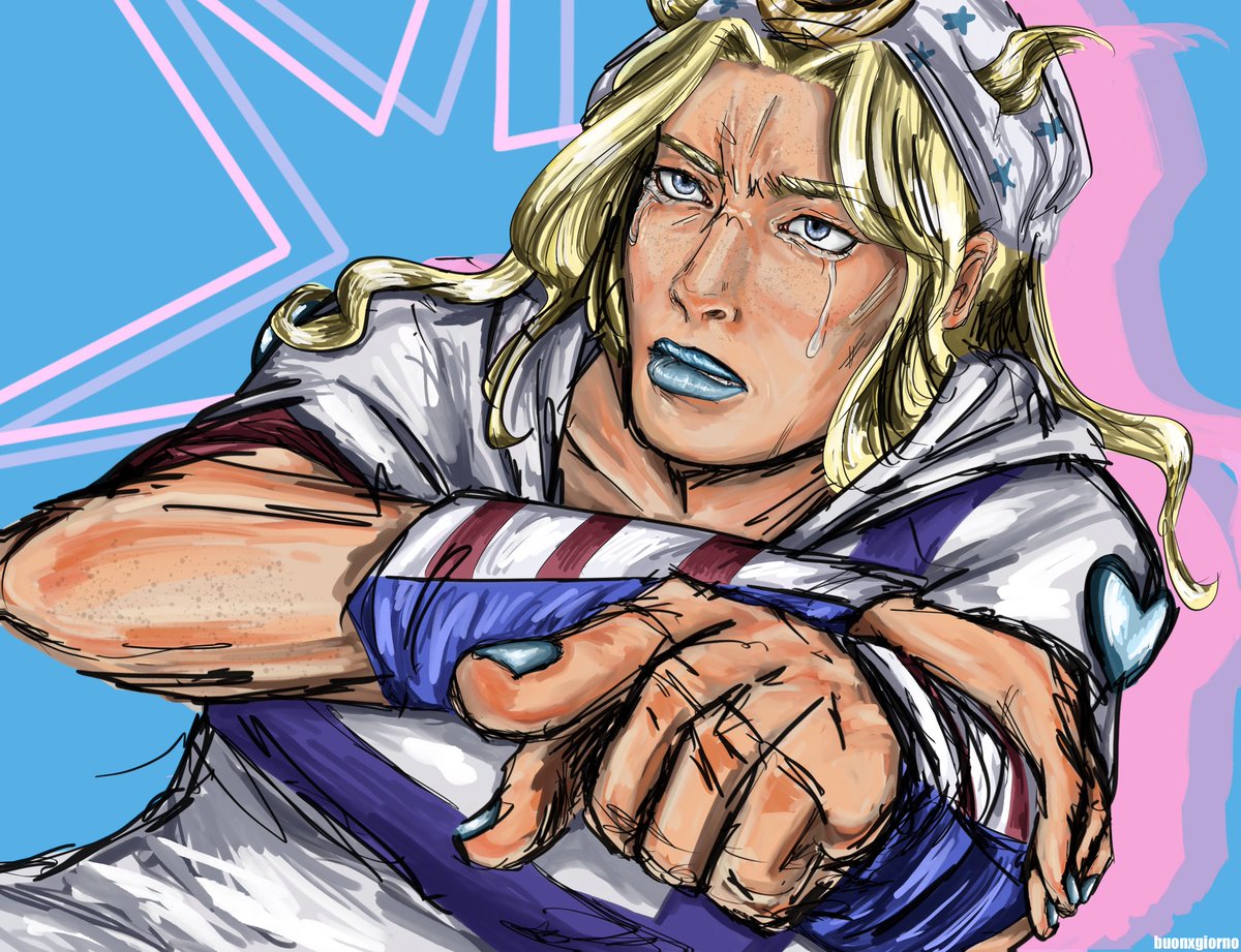 in honor of the #sbr trailer / new info releasing in a few days #JJBA