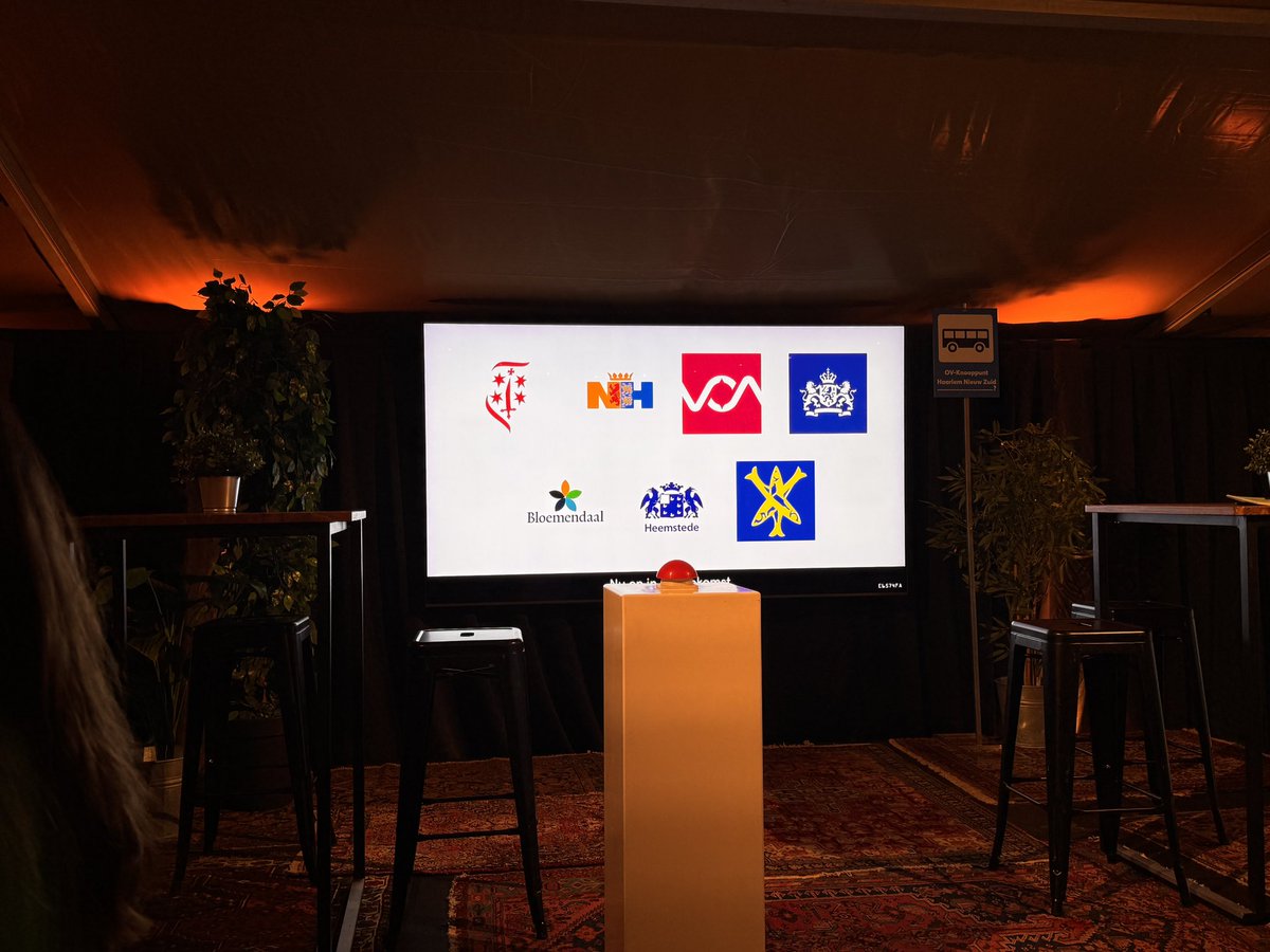 OV knooppunt Haarlem, nu bij de onthulling van de naam.