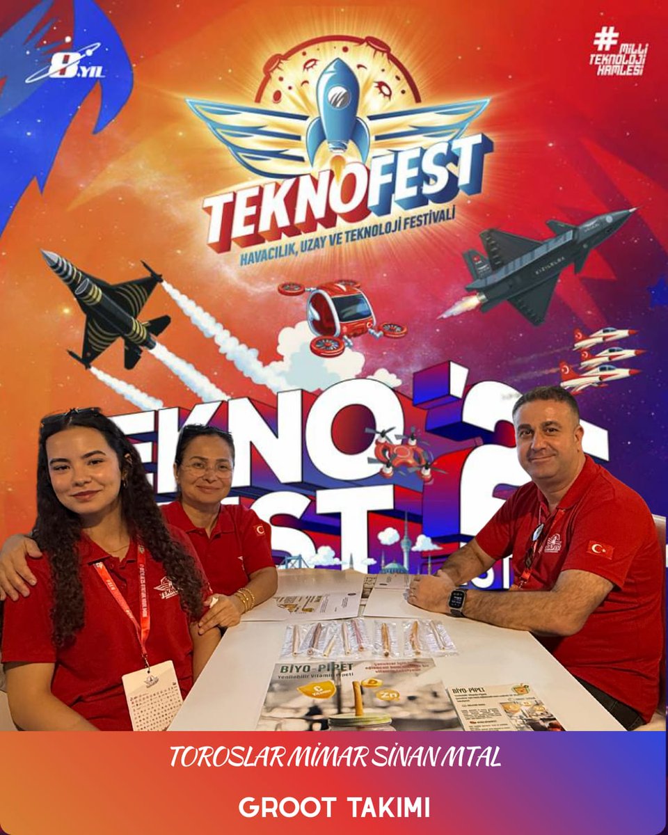 🚀 #TEKNOFEST finalist takımlarımızın her birine final yolunda başarılar diliyoruz! 👏✨

2025 Biyoteknoloji İnovasyon Yarışması Yarışması Takımlarımız 👏👏👏
<a href="/tcmeb/">Millî Eğitim Bakanlığı</a>
<a href="/valiatillatoros/">Atilla Toros</a>
<a href="/fazilet_durmus/">Fazilet Öğretmen 🇹🇷</a>
<a href="/teknofest/">TEKNOFEST</a>
#Mersin
#Teknofest25