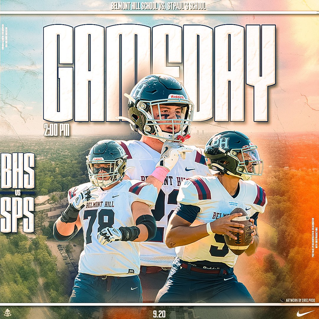 Homecoming vs St. Paul’s
⏰  2:00pm
📍  Belmont, MA
📺  shorturl.at/6fo99
