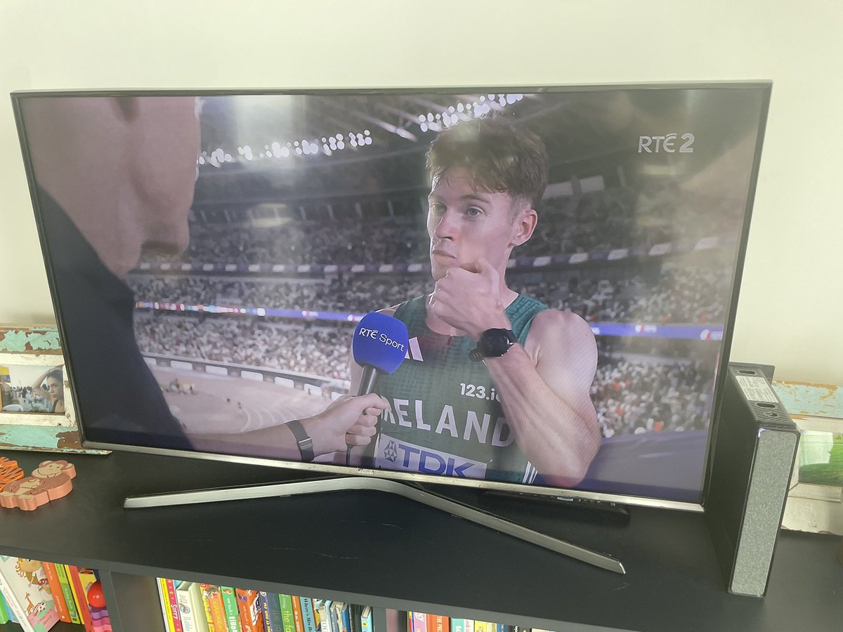 He has arrived. The medals will come. Incredible journey at these games! 👏