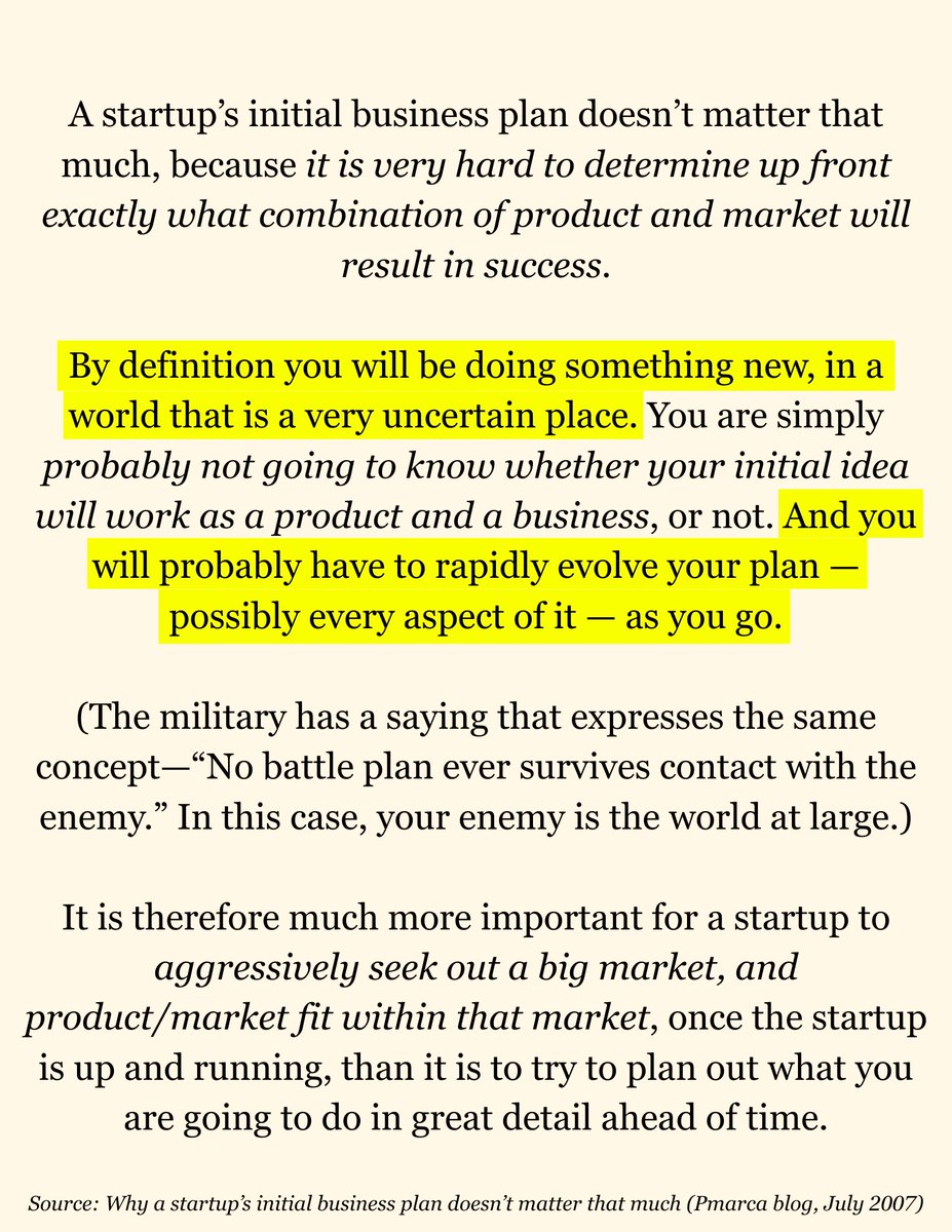 pmarca on why initial startup ideas are overrated: