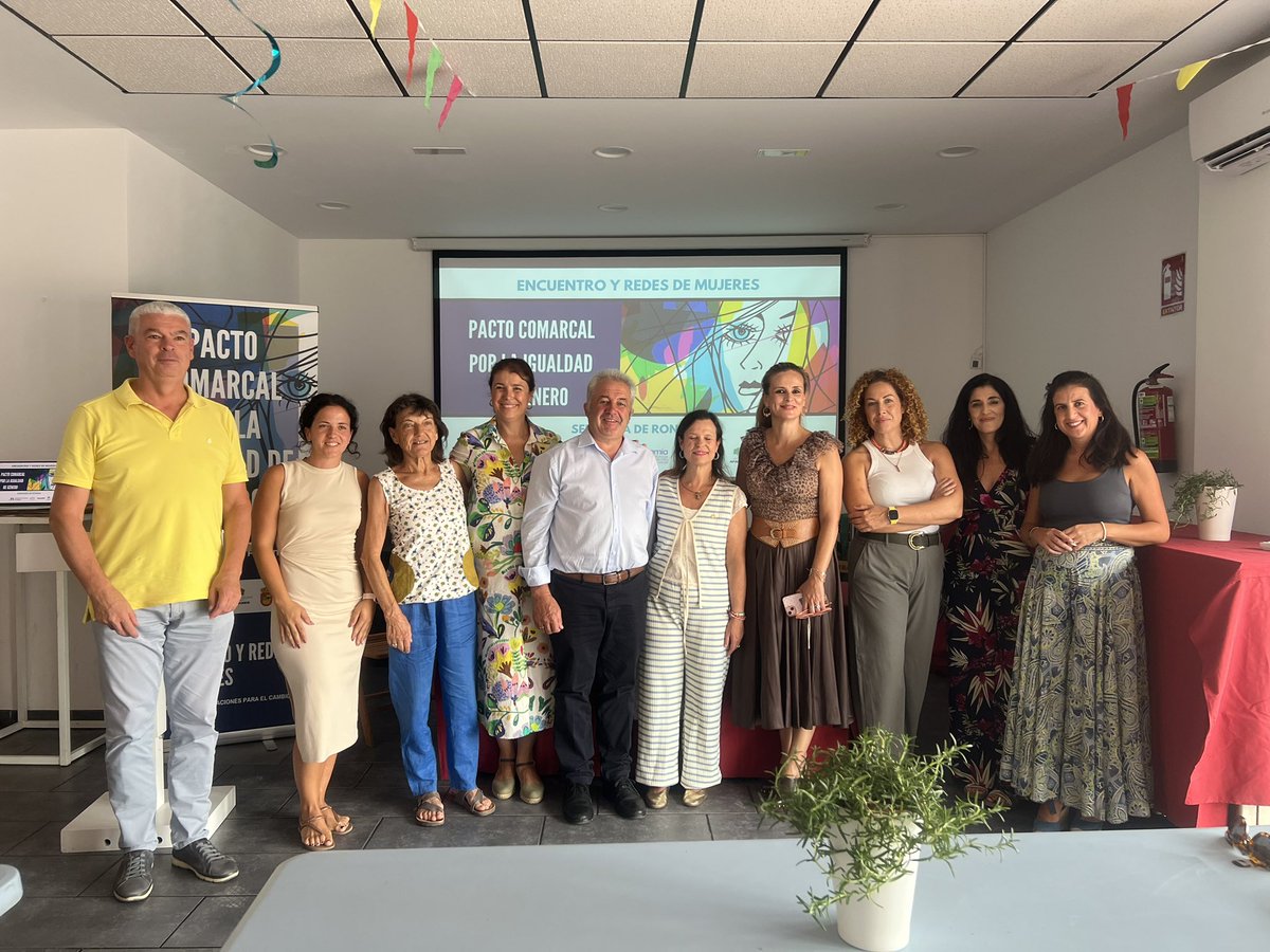 Ayer en @aytocartajima participamos, junto con <a href="/diputacionMLG/">Diputación de Málaga</a> e <a href="/IAMJunta/">Instituto Andaluz de la Mujer</a>, en el encuentro del pacto comarcal por la igualdad de género, en la #SerraníaDeRonda