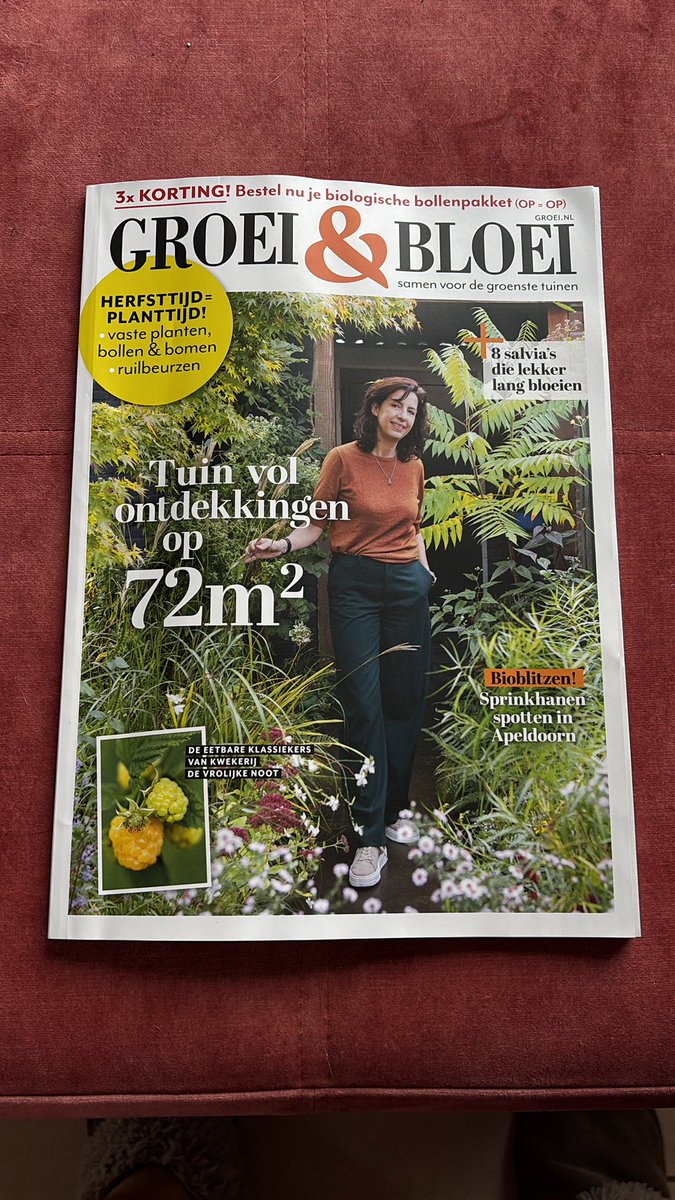 Het nieuwe oktobernummer is weer uit. Veel mooie en informatieve onderwerpen.