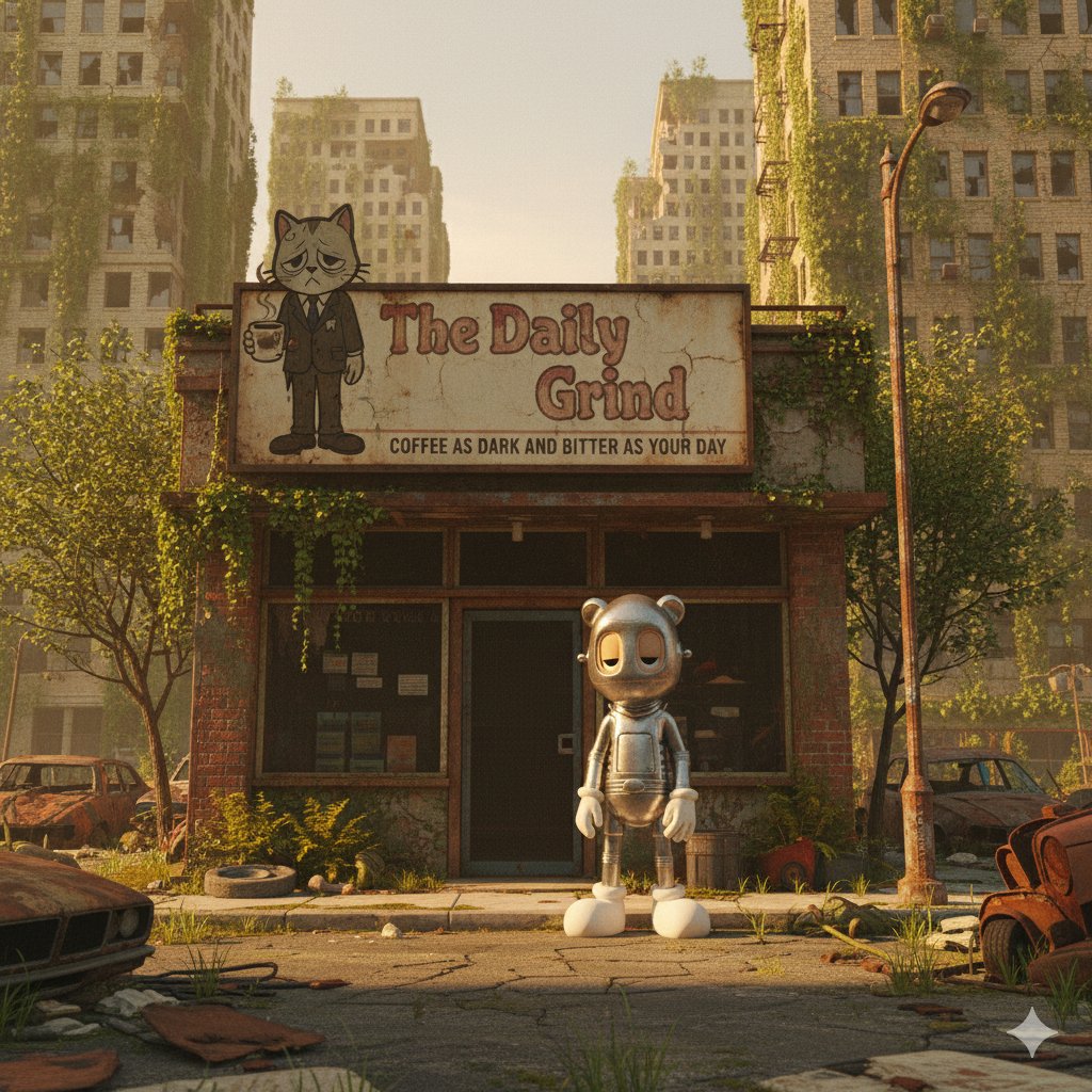 akidcalledrobot's tweet image. The last robot 🤖 ☕️