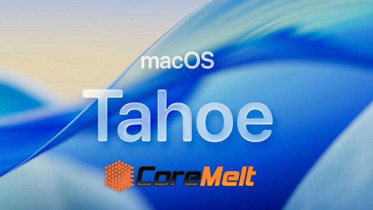coremeltfx's tweet photo. As usual we recommend caution and not upgrading in the middle of a project but we are not aware of any issues with our Final Cut Pro plugins and macOS 26 Tahoe. https://t.co/h8knJsaIsW https://t.co/ZWVuGGBT1L