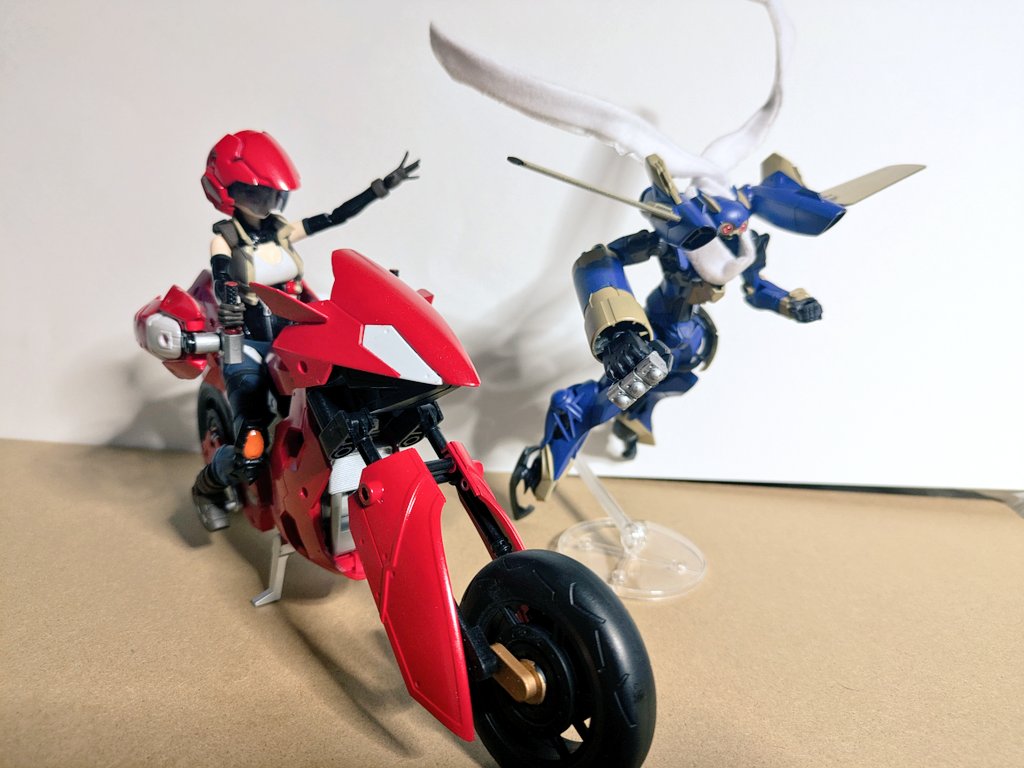 ブーストブレイブバイクをDホイール風にしました。
ライディング・デュエル！
アクセラレーション！
#30MM
#30MS
#ブーストブレイブバイク