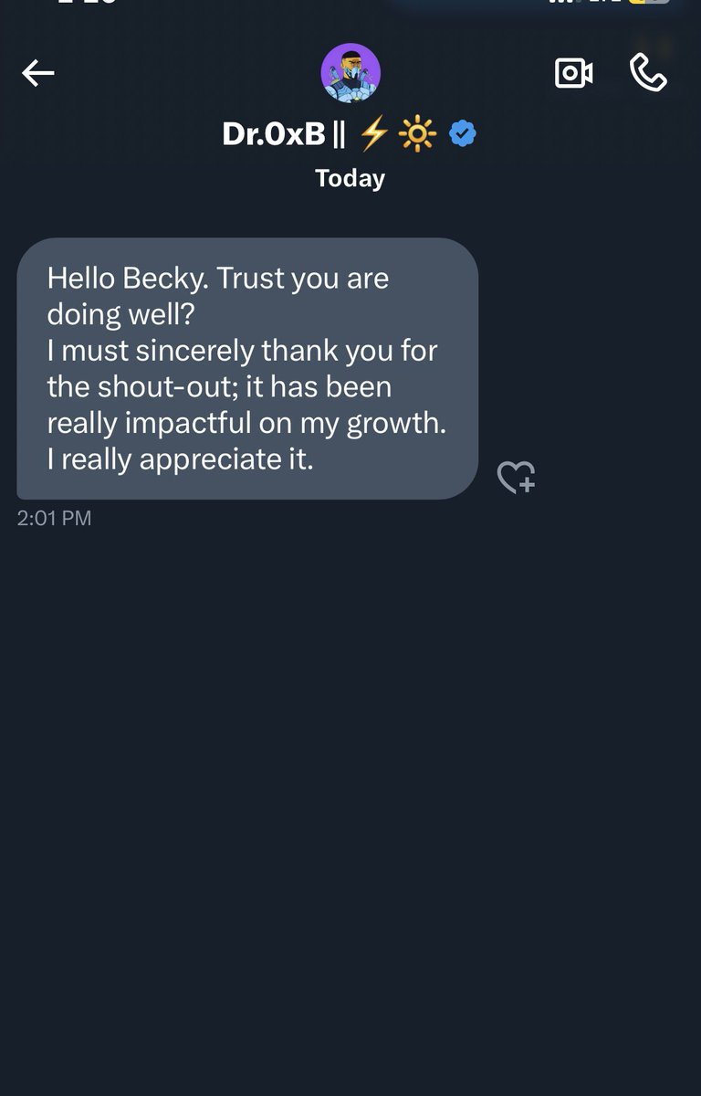 Thank you for the appreciation,with messages like this I’ll keep helping small accounts to grow 💚

Next shoutout coming by 4:00pm stay tuned 🔥💯