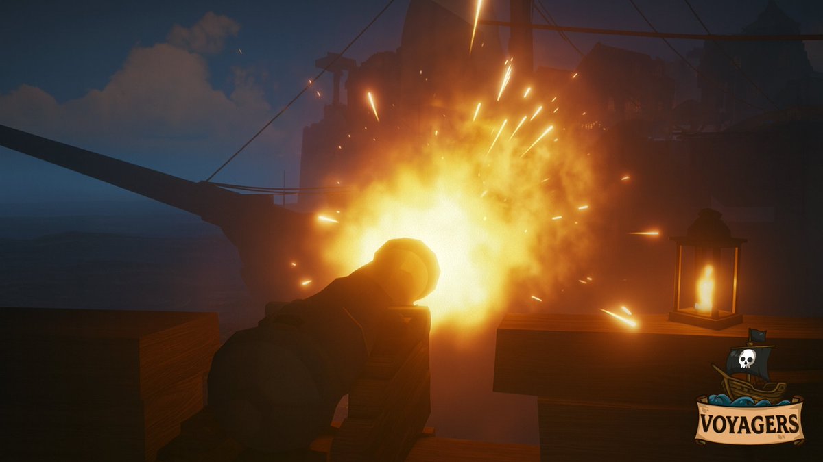 After many improvements and changes, OPEN SEAS is now back to VOYAGERS on Roblox.

Join your crew and engage in naval PVP,

Strategize in the randomly generated map,
Climb the ranks on the leaderboard and prove yourselves as a force to be reckoned with,

roblox.com/games/12720001…