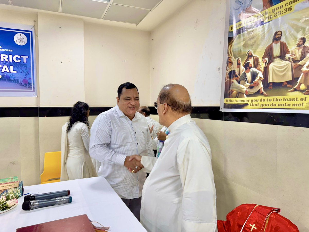 Attended the Annual Mass at Sub District Hospital, Chicalim, together with the hospital staff, my office team, and local residents. Offered prayers for the good health of patients, renewed strength and dedication for the doctors, nurses, and staff, and inspiration for all of us