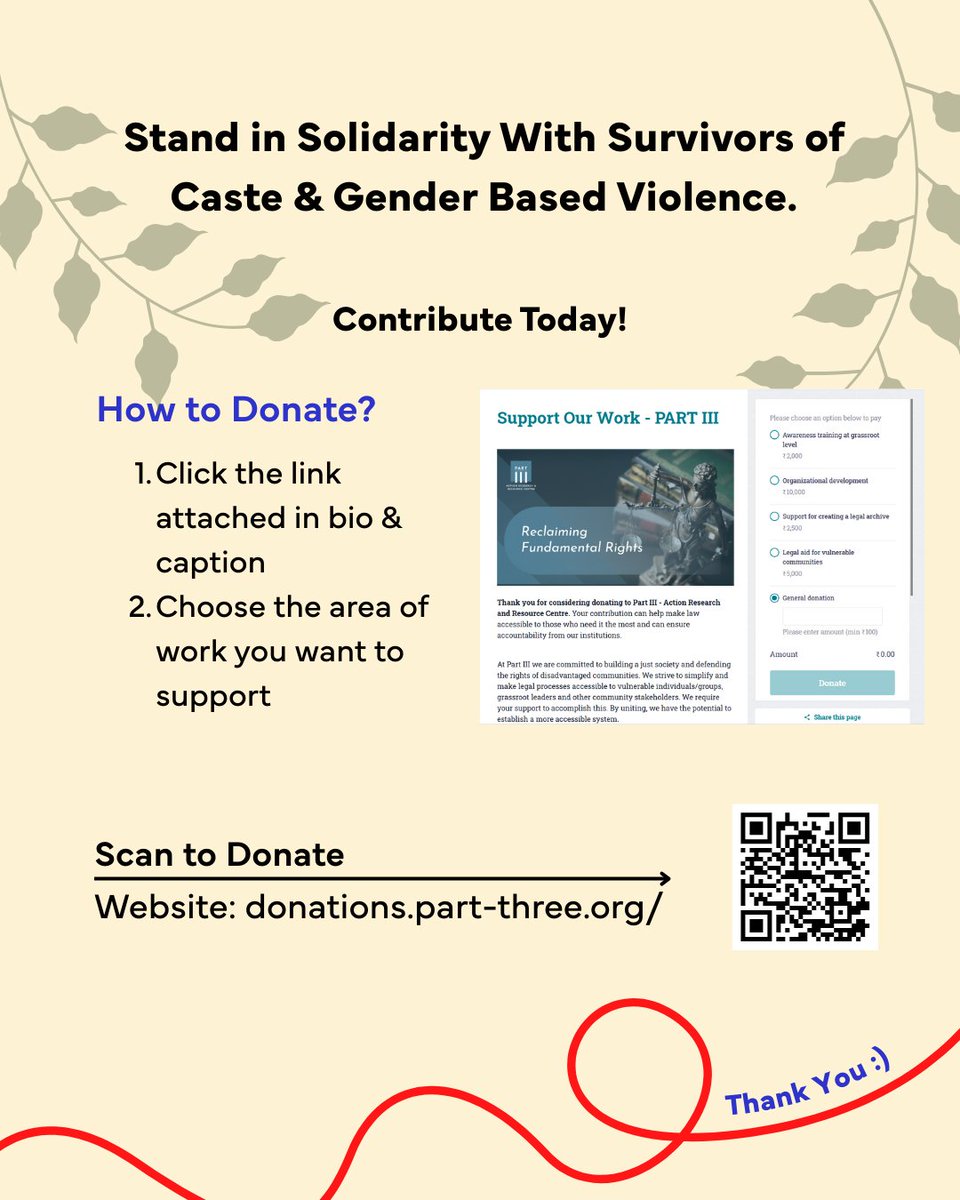 What Role Does Your Support Play? 

#donatenow #justice #legalaid #genderbasedviolence #casteatrocity #supportsurvivors #Delhi #Bihar #callfordonations