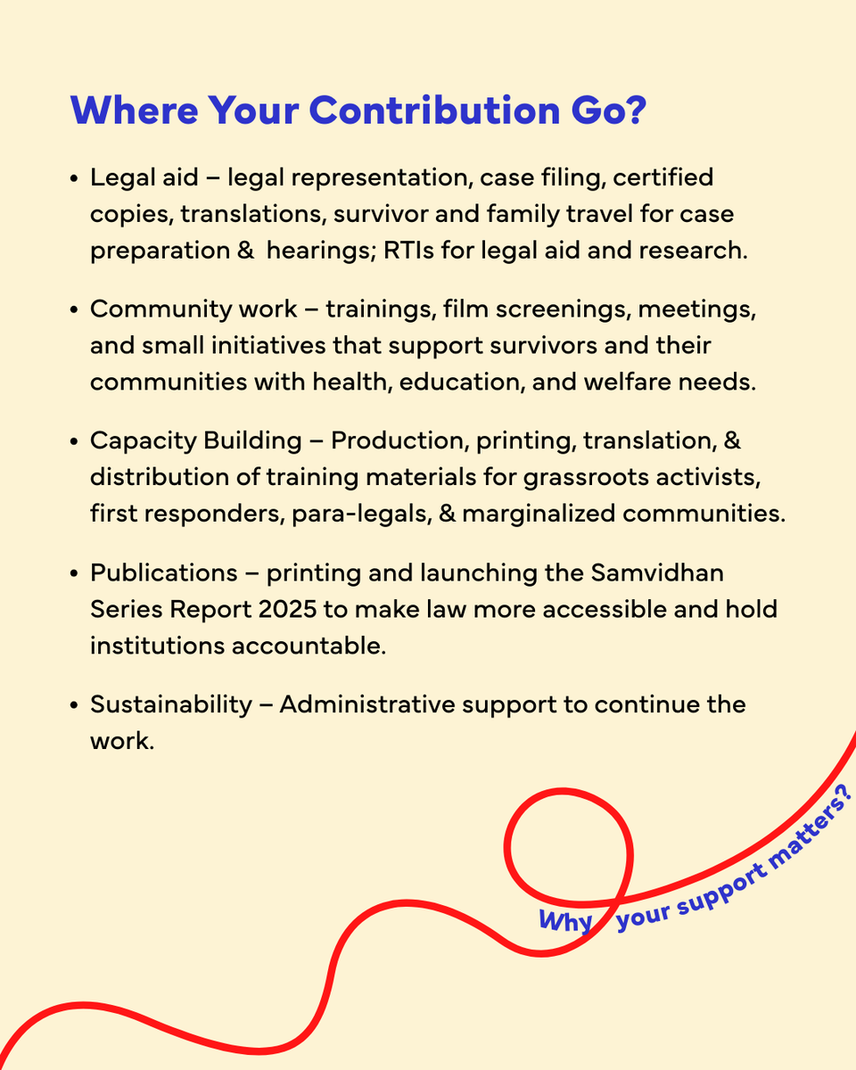 We’re raising funds to continue supporting people who’ve faced caste- &amp; gender-based violence. Survivors place deep trust in us - we want to keep standing with them &amp; make the justice system accessible for those with the least resources. 
Support Today: donations.part-three.org