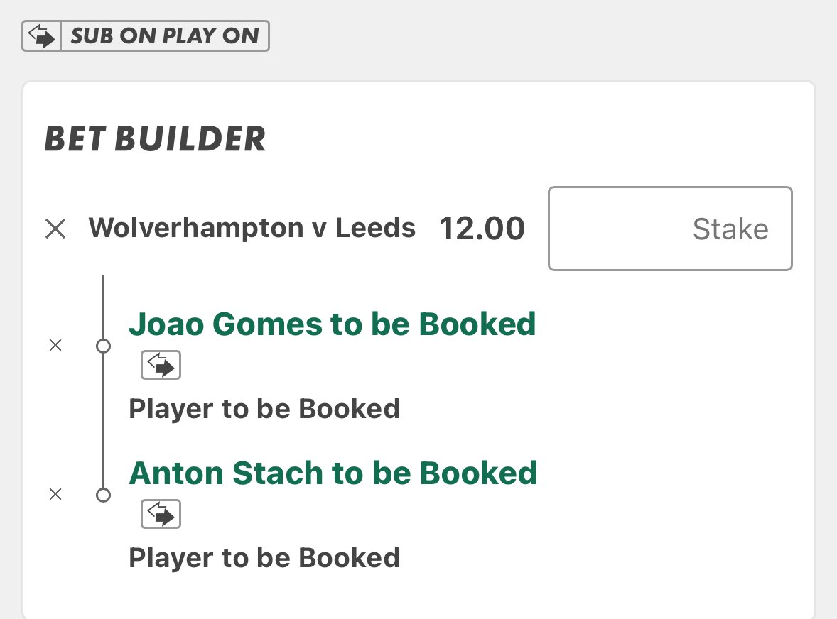 MCTIPSTERS's tweet image. WOLVES VS LEEDS BET BUILDERS⚽️🟨🟥

Good luck!🔞

#WOLLEE
#PremierLeague
#GamblingX
