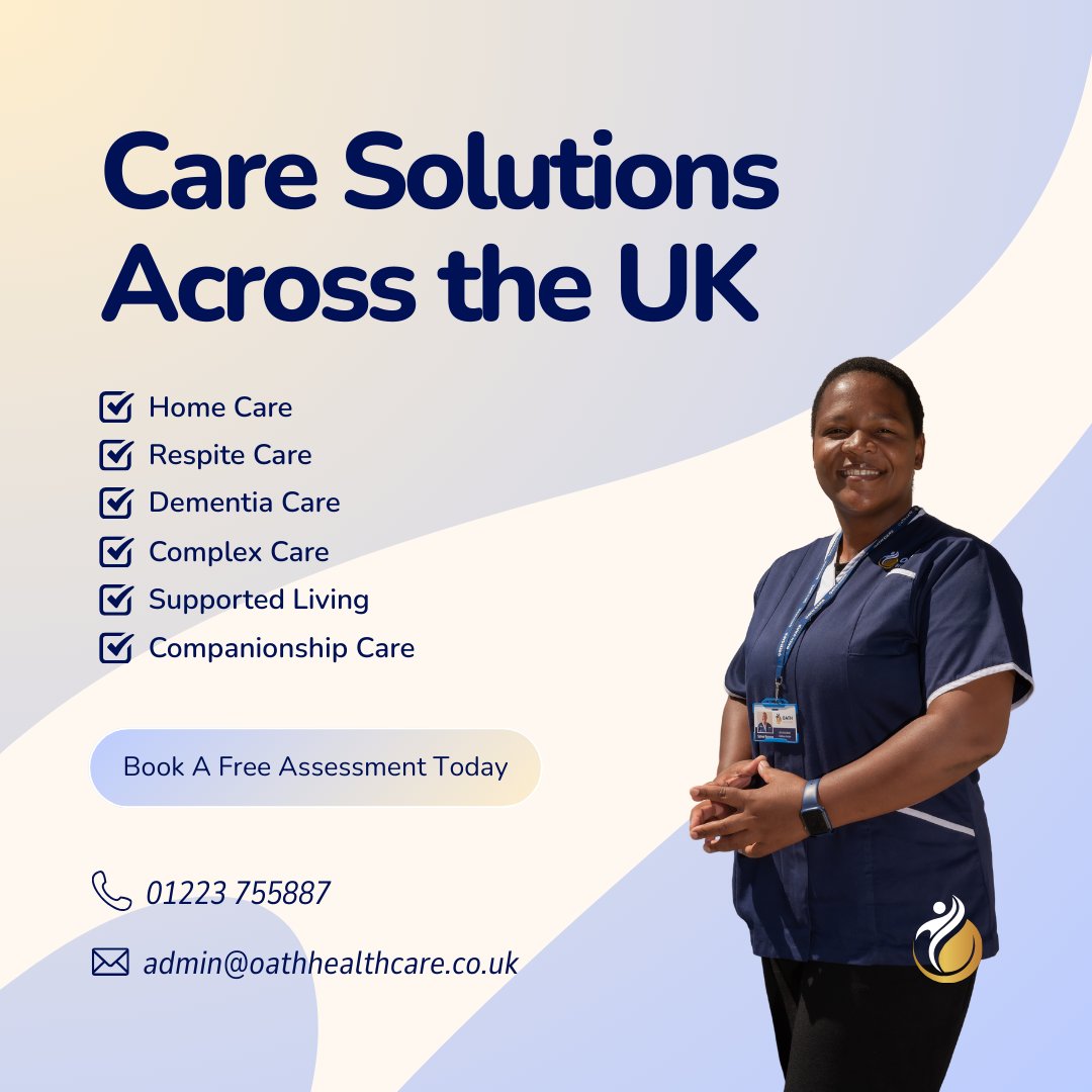 oath_healthcare's tweet image. 🏡 Trusted #CareSolutions Across the #UK

#OathHealthcare supports families across #Cambridgeshire, #Redbridge, #Gateshead, #SouthEssex, #Nottingham, and #Suffolk. 🌸

📞 01223 755887
📧 admin@oathhealthcare.co.uk
🌐 tinyurl.com/yv37dunu

#HomeCare #Healthcare #Carers #Carer