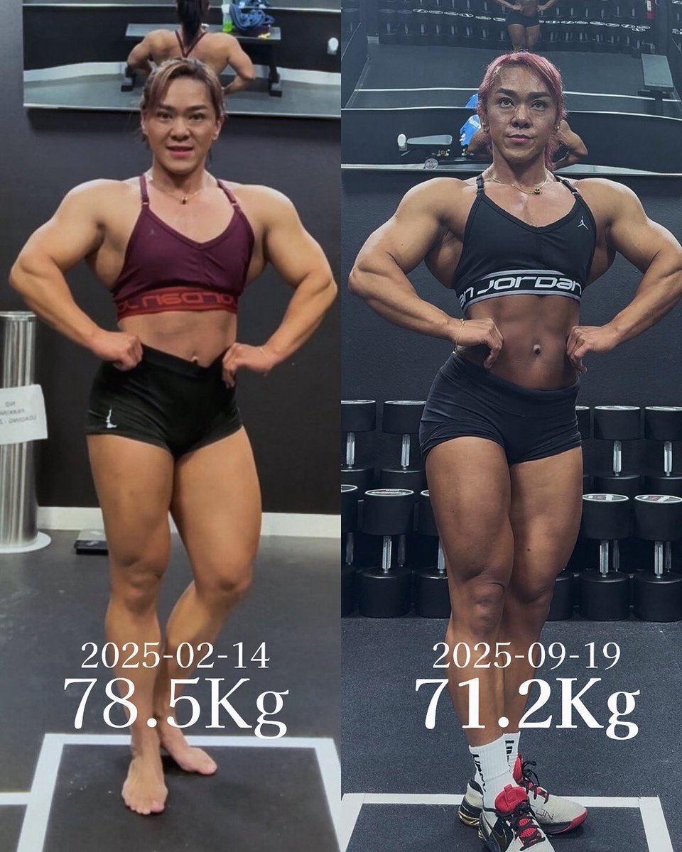 ChiharuFitness's tweet photo. Training hard at Powerhouse Las Vegas🔥
The evolution never stops💪✨
#EvolutionNeverStops #PowerhouseLasVegas #TeamHide #RoadToPro https://t.co/jiM3UJ8jpB