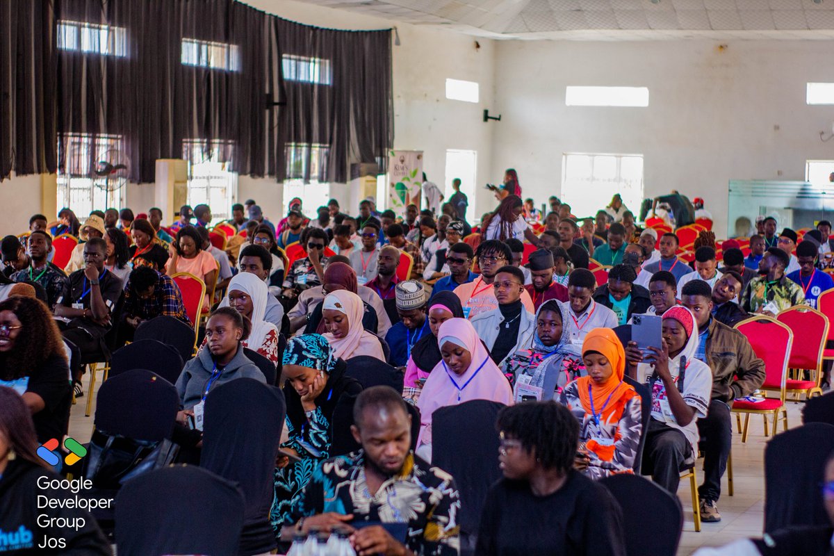 gdgjos2's tweet image. They got the signal, and they turned up!
Devfest Jos 2025 sold out!
#gdgjos2 #devfest2025 #devfestjos2025