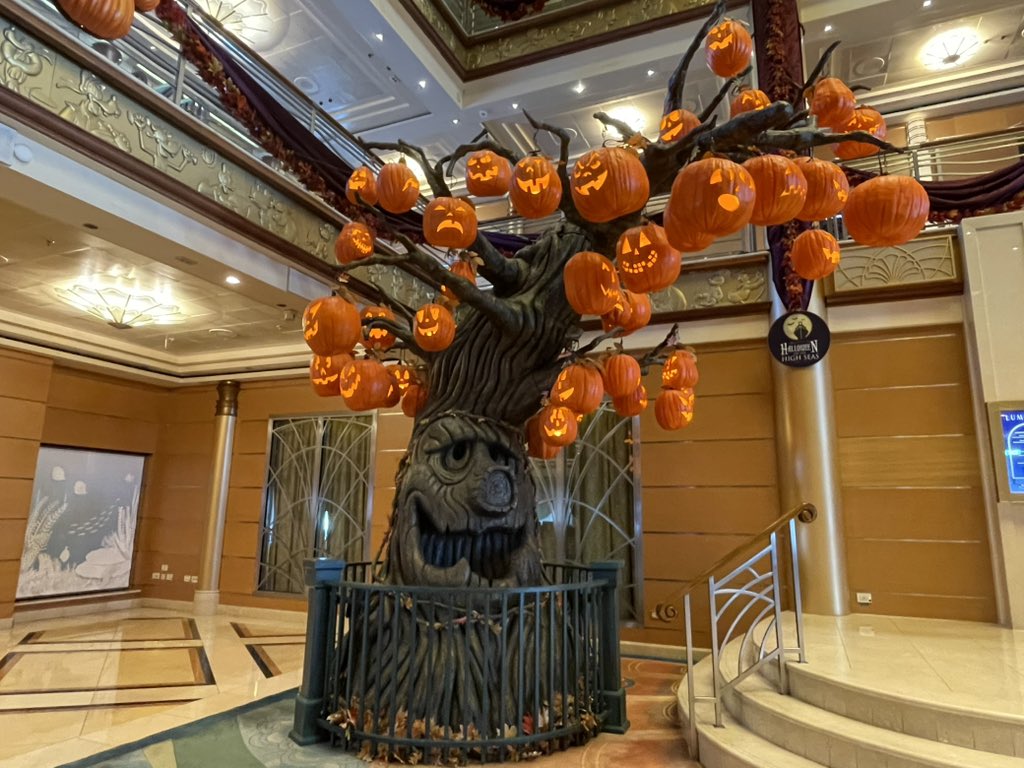 The Disney Magic’s Halloween Tree! Reminds me of Halloween, SC…<a href="/CofConway/">City of Conway</a>