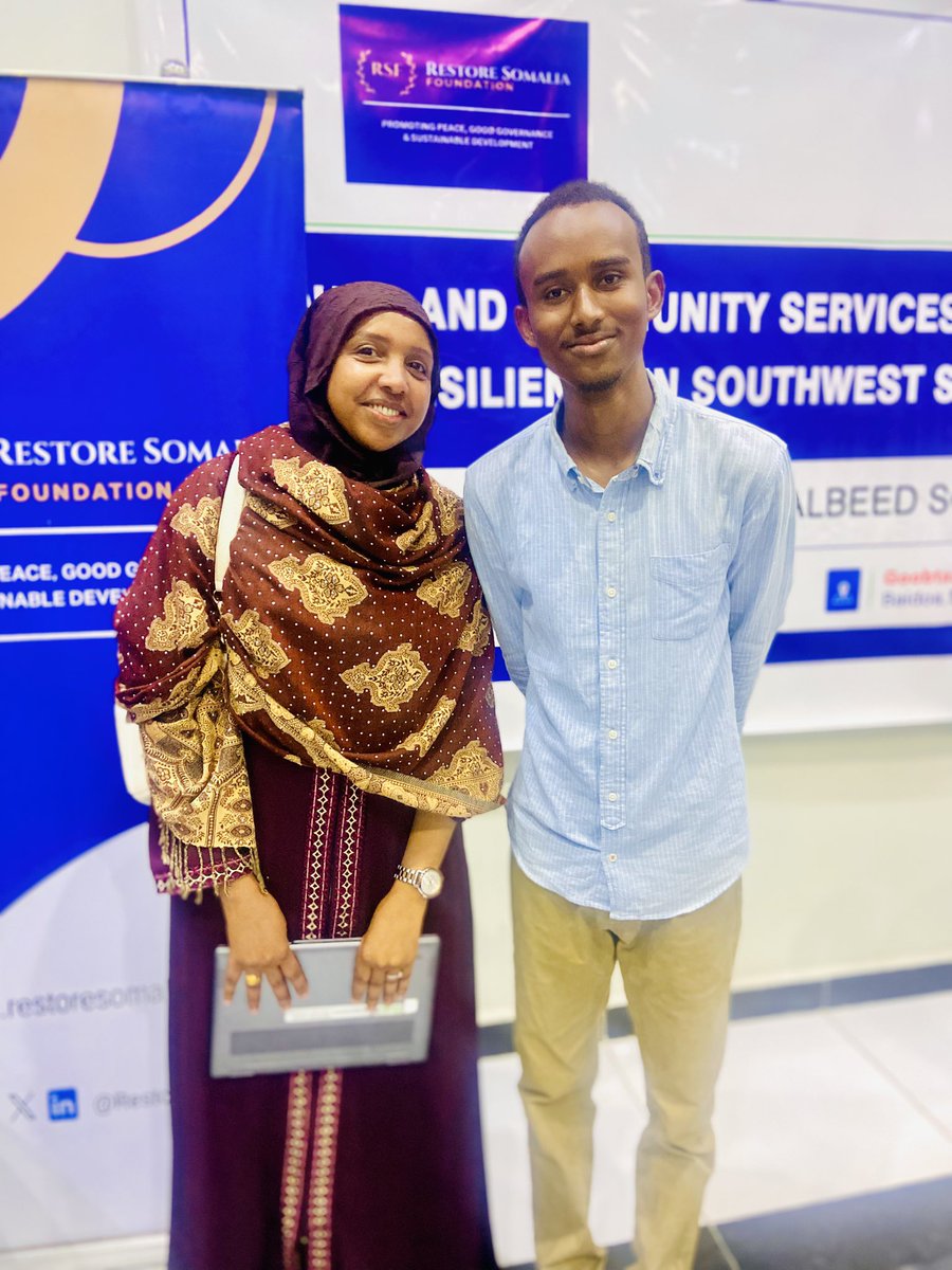 I participated the Youth &amp; Community Services for Climate Resilience event in Southwest Somalia 
I presented my journey as a Climate Ambassador Leader at @RSF, highlighting our activities, impact, &amp; lessons learned. It was powerful to see so much passion driving collective action